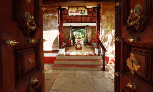Nattika Beach Resort_Eingang Ayurveda Zentrum