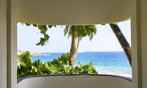 Aussicht vom Balkon